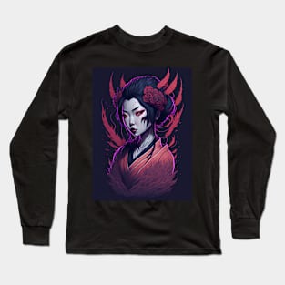 Ethereal Geisha Grace Long Sleeve T-Shirt